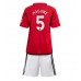 Manchester United Harry Maguire #5 Dětské Oblečení Domácí Dres 2023-24 Krátkým Rukávem (+ trenýrky)